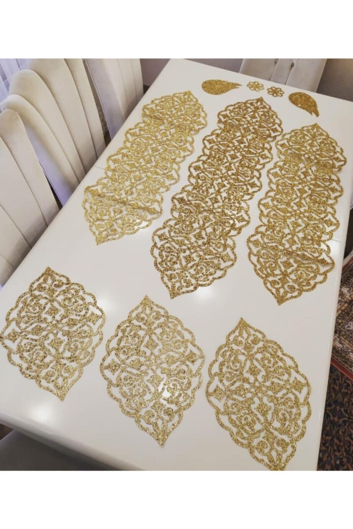 Table Runner - Juego de 10 piezas de mantel