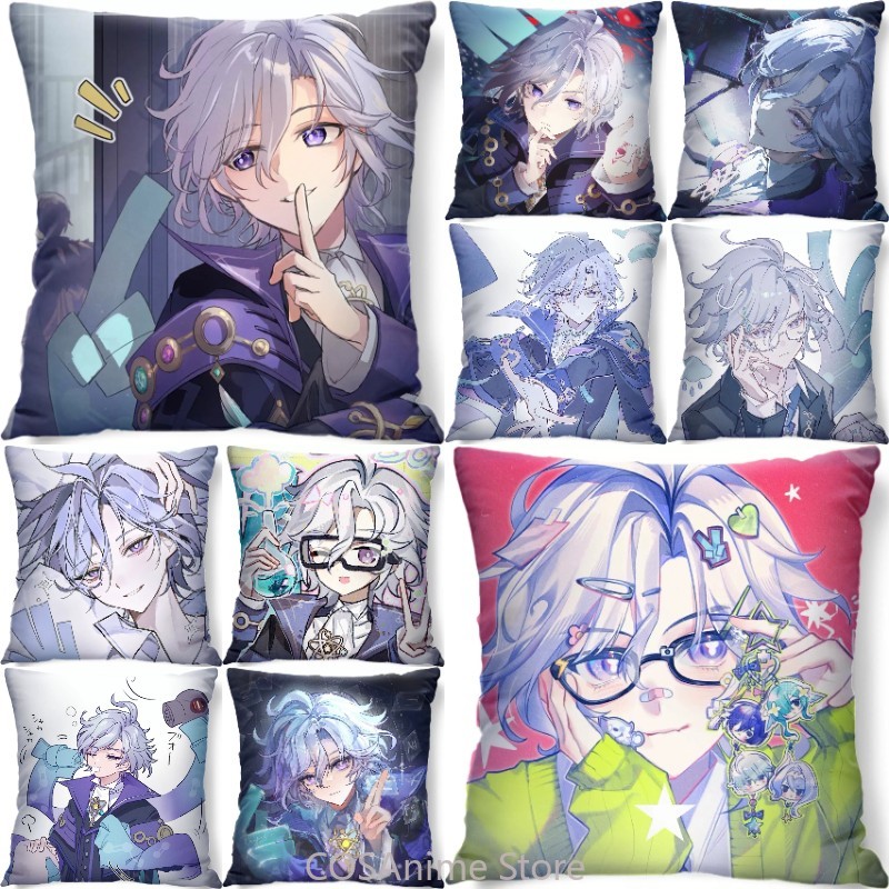 Throw Pillow - Cojín decorativo cuadrado de peluche con