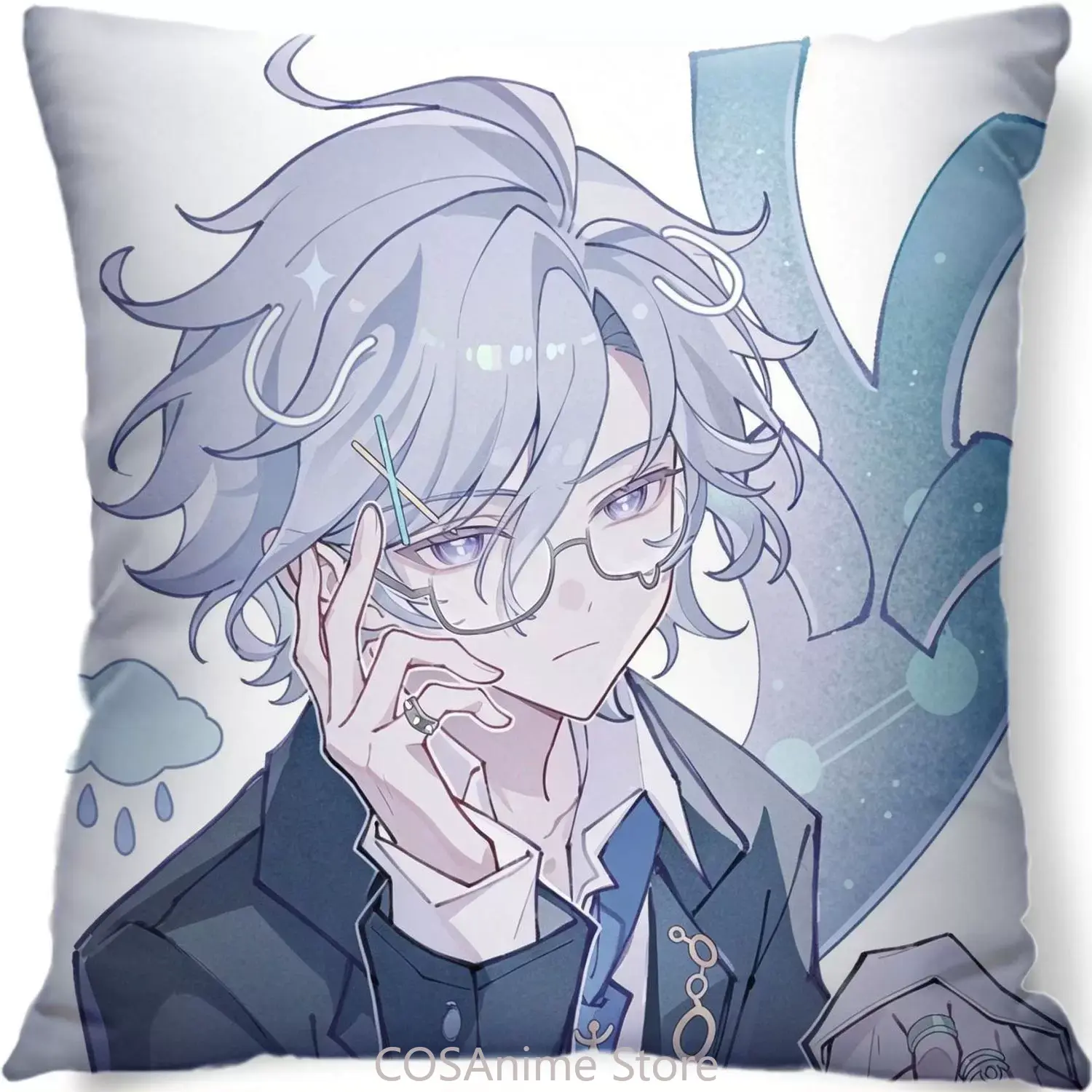 Cojín decorativo cuadrado de p - Throw Pillow reseña y precio