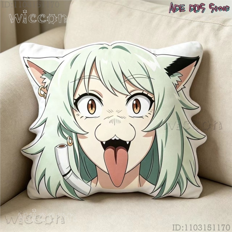 Cosplays Chainsmoker Cat Yanik - Throw Pillow reseña y precio