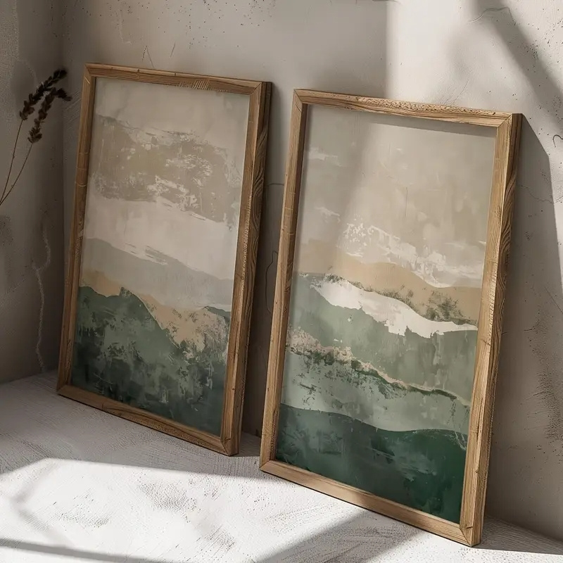 Juego de 2 Láminas Decorativas - Abstract Canvas Set reseña y precio