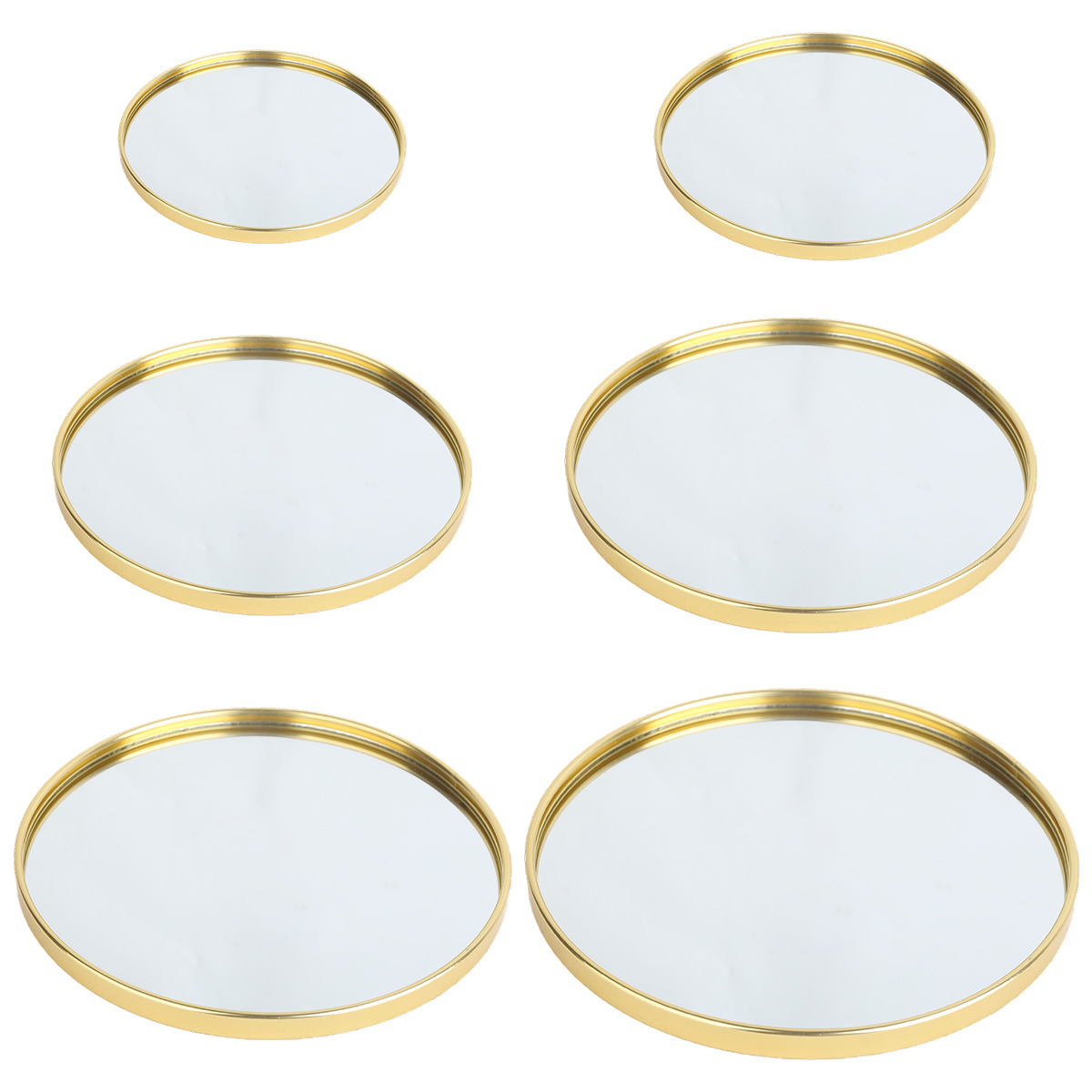 Bandeja Redonda Dorada con Esp - Decorative Mirror reseña y precio