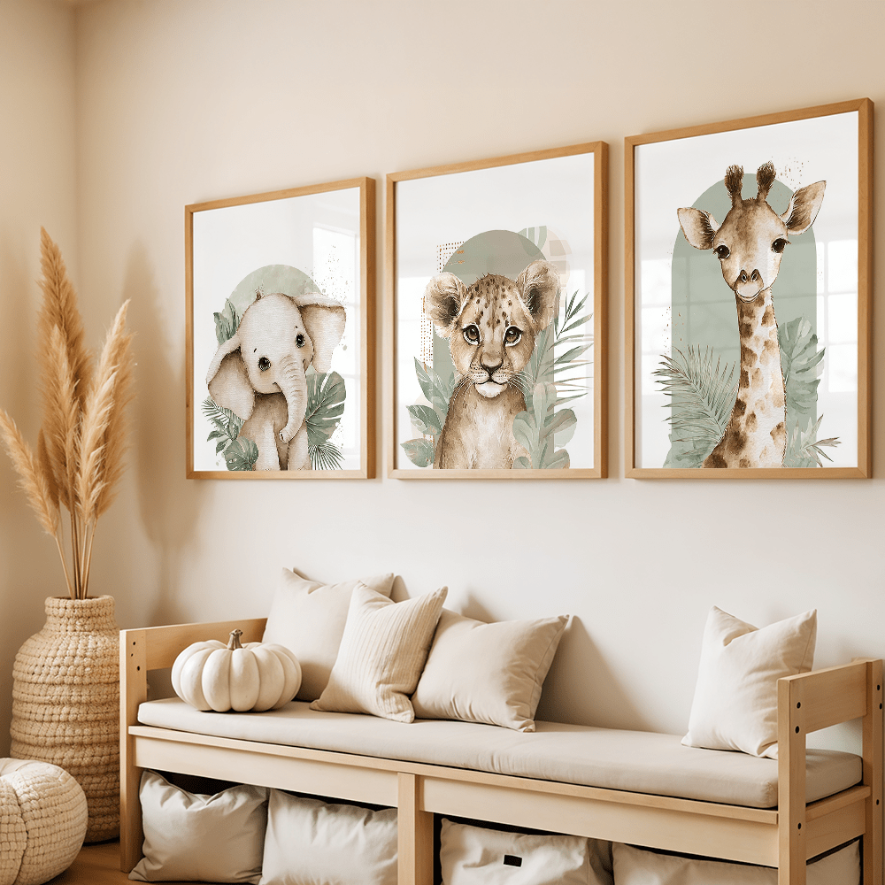 Juego de 3 Cuadros Decorativos - Abstract Canvas Set reseña y precio