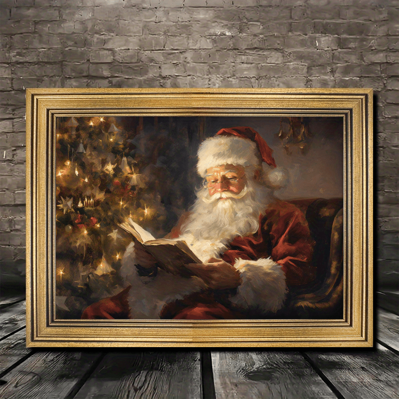 Pintura al óleo navideña de le - Picture Frame reseña y precio