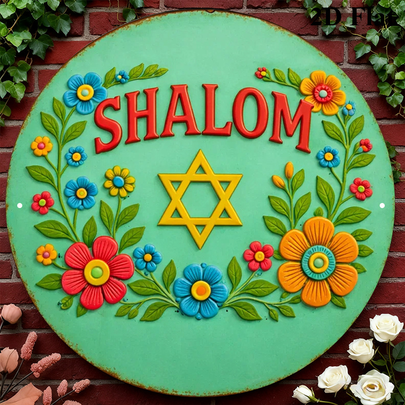 CIFBUY Shalom Star of David -  - Wall Art reseña y precio