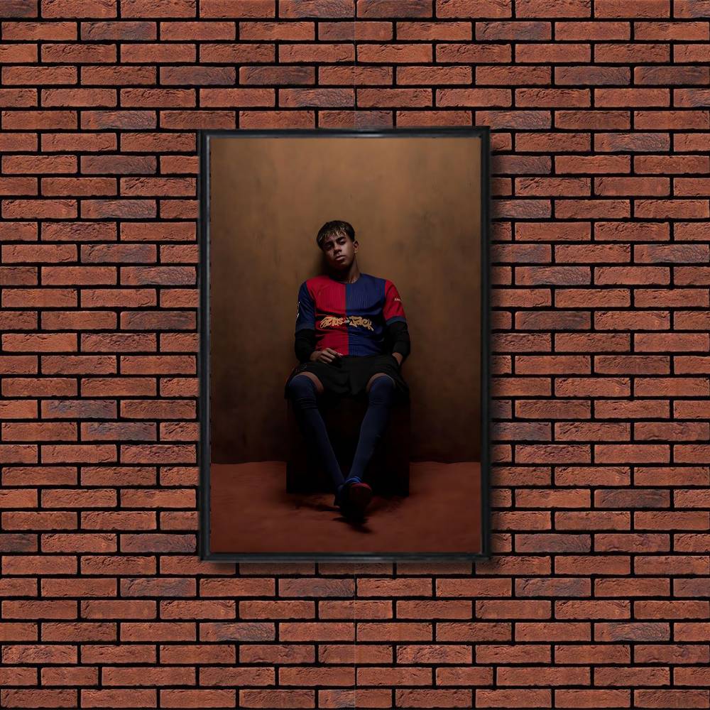 Póster de Lamine Yamal con dis - Wall Sticker reseña y precio