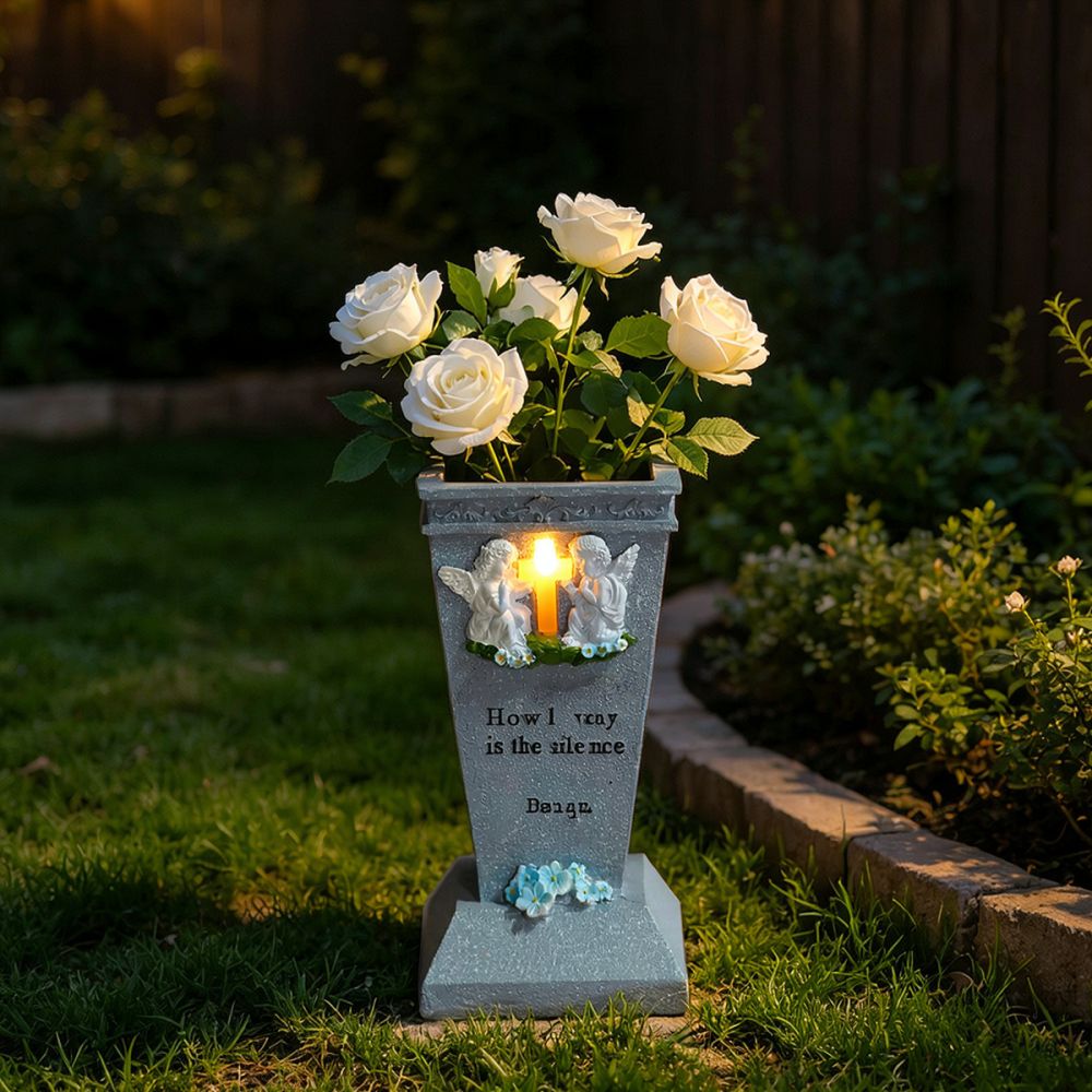 Jarrón de cementerio con forma - Vase Decor reseña y precio