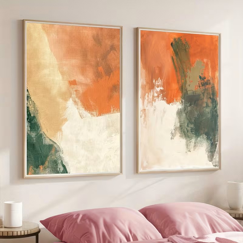 Juego de cuadros abstractos pa - Abstract Canvas Set reseña y precio