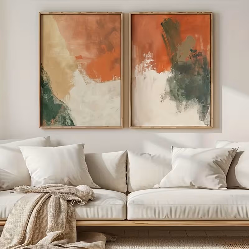 Juego de cuadros abstractos pa - Abstract Canvas Set reseña y precio